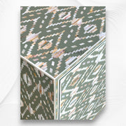 Ikat Design MOP Inlay TV Unit Wall Mounted Pepper Leaf 4