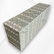 Ikat Design MOP Inlay TV Unit Wall Mounted Pepper Leaf 5