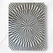 Illusion Octagonal Bone Inlay Coffee Table Grey 3