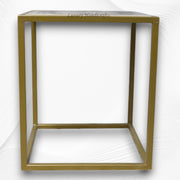 Italian Marble Side Table Floral Gemstone Inlay 5