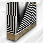 Liam Bone Inlay Large Sideboard Black 6