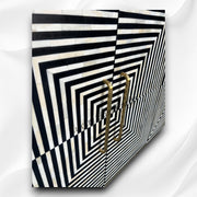 Liam Bone Inlay Large Sideboard Black 5