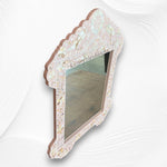 Light Pink Mother Of Pearl Inlaid Parrot Mirror 2