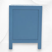 MOP Inlay 1 Drawer 2 Door Fishscale Design Bedside Teal Green