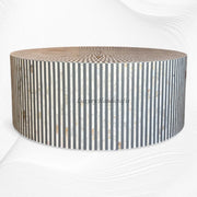 MOP Inlay Illusion Stripe Center Table Grey 5