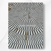 MOP Inlay Illusion Stripe Center Table Grey 4