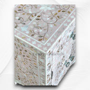 MOP 1 Drawer 2 Door Bedside Table Light Pink 5