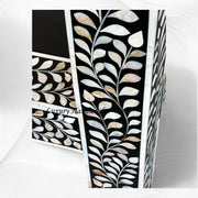 MOP Inlay Four Poster Single Bed Black 3