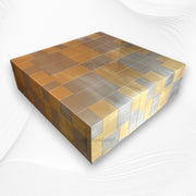 Magpie Metal And Brass Square Center Table 4