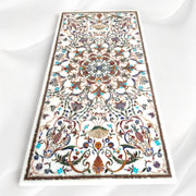 Maria Gemstone Inlay Marble Dining Table 8 Seater 2