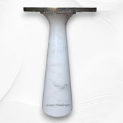 Miami Round Marble Accent Table with Pyrite Top 2