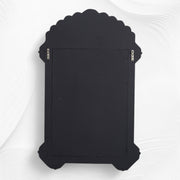 Black Mother Of Pearl Inlay Floral Circle Mirror 3