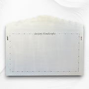 Mother Of Pearl Inlay Floral Crested Mirror White Large 2