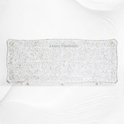 Mother Of Pearl Inlay Long Curved Leg Desk White 3