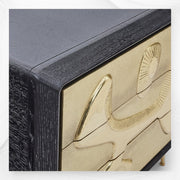 Music 3 Drawer Brass Chest 3