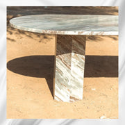 Myra Fantasy Brown Marble Dining Table 8 Seater