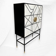 Nola Full Bone Inlay Bar Cabinet 3