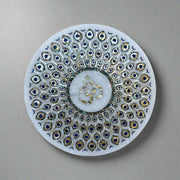 Om Peacock Medallion Abalone Shell 1