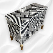 Optical Estelle Bone Inlay 2 Drawer Chest Black 1