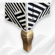 Optical Estelle Bone Inlay 2 Drawer Chest Black 5