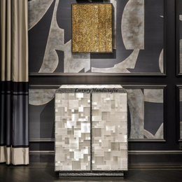 Plexus Cerused Oak Selenite Cabinet