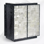 Plexus Cerused Oak Selenite Cabinet