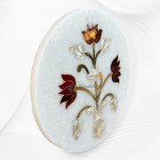 Red Carnelian Lotus Table Top Round 2