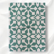 Artisan-Made Green Resin Inlay Nightstand with Traditional Moroccan Design