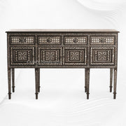 Ronaldo Teakwood MOP Inlay Sideboard Walnut Finish 6