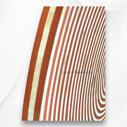 Rue Bone Inlay Table Top Round Orange