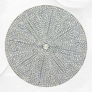 Scroll Vine Bone Inlay Coffee Table Grey 2