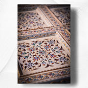 Sophie Hand Painted Bone Inlay 6 Seater Dining Table Set 2