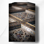 Sophie Hand Painted Bone Inlay 6 Seater Dining Table Set 3