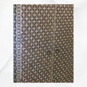 Star Mother Of Pearl Inlay Wardrobe Dark Grey 3