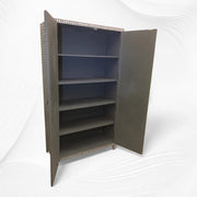 Star Mother Of Pearl Inlay Wardrobe Dark Grey 2