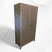 Star Mother Of Pearl Inlay Wardrobe Dark Grey 1