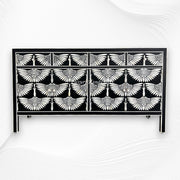 Swan Bone Inlay Sideboard Black 6