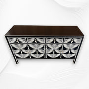 Swan Bone Inlay Sideboard Black 2