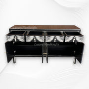 Swan Bone Inlay Sideboard Black 3