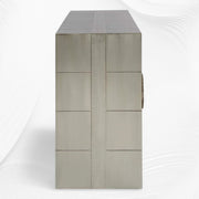 Talitha Nickel Embossed 4 Door Credenza 6
