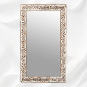 Timber Inlay Mirror Flannel Flower 3