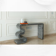 Twist Bone Inlay Console Black 4