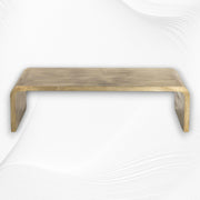 Waterfall Antique Brass Coffee Table 1