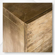 Wave Brass Chest Of 4 Drawers 5