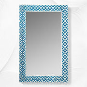 Arctic Blue Bone Inlay Mirror