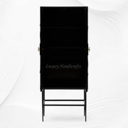Arya Bone Inlay Bar Cabinet Black