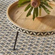 Bello Bone Inlay Coffee Table Black