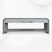 Black Targua Mother Of Pearl Inlay Console Extra Large