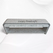 Black Targua Mother Of Pearl Inlay Console Extra Large