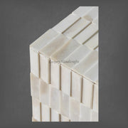 Blanch Bone Inlay Square Side Table